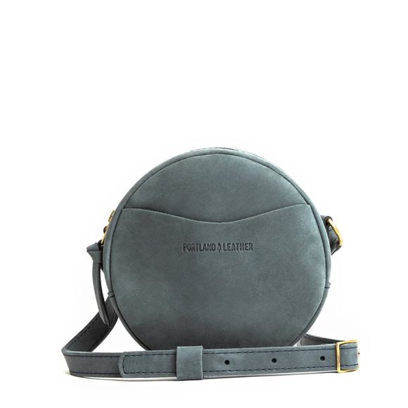 Small Circle Crossbody Bag Handmade From The Finest Full-Grain -_- - Picture 1 of 7